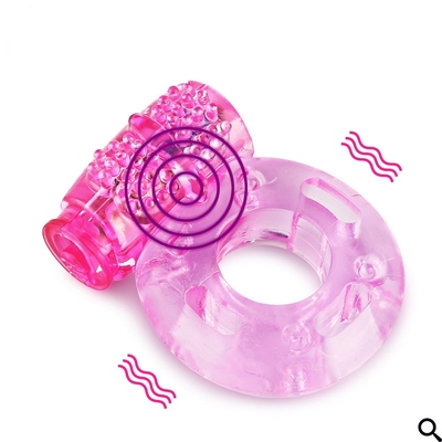 Purple 20g IPX5 O Ring Vibrator Novelty Sex Toys